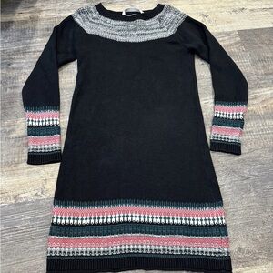 Athleta Fair Isle Knitted Sweater Dress Size Small